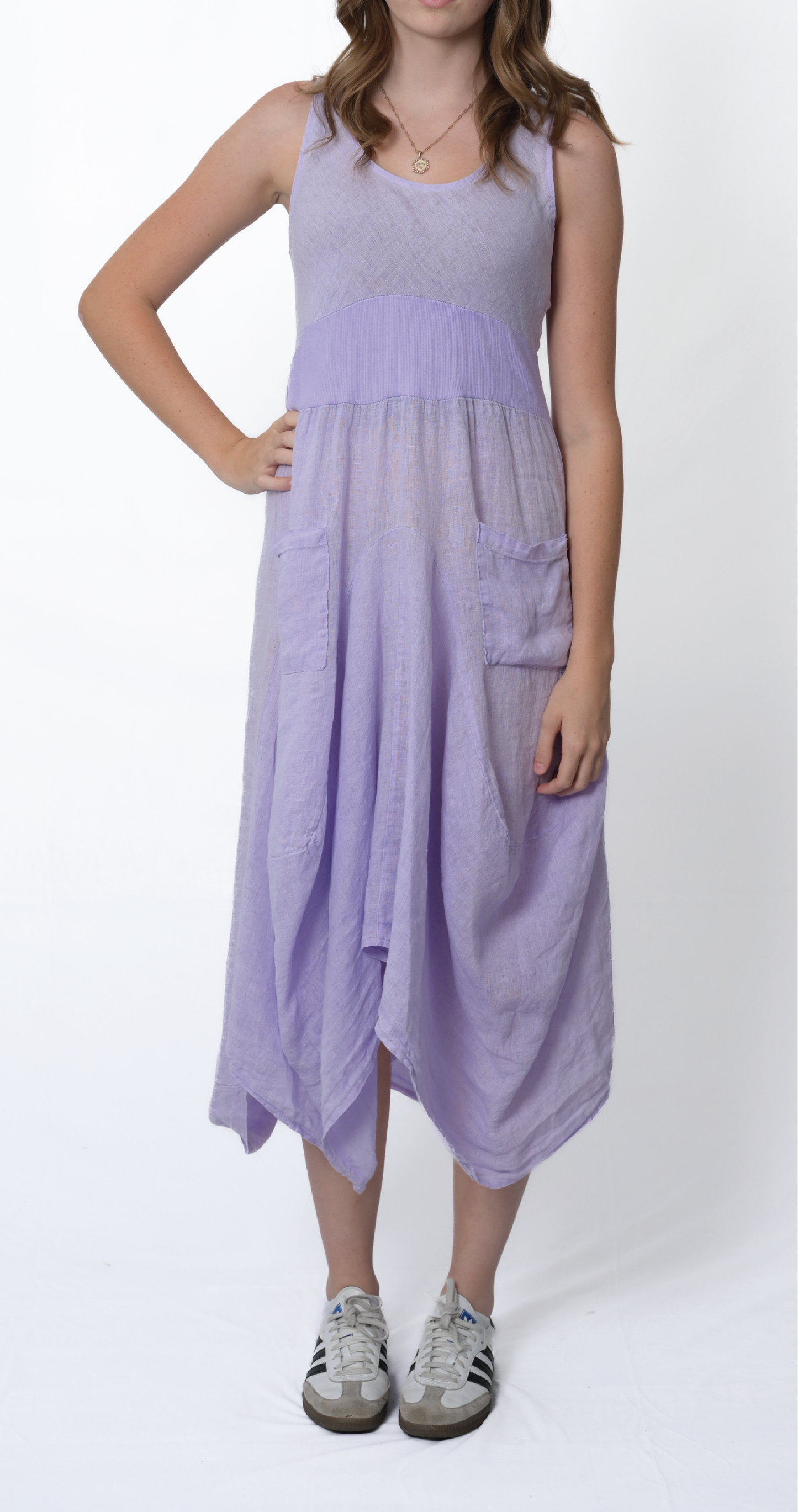 Tank Gathered Dress #4670
