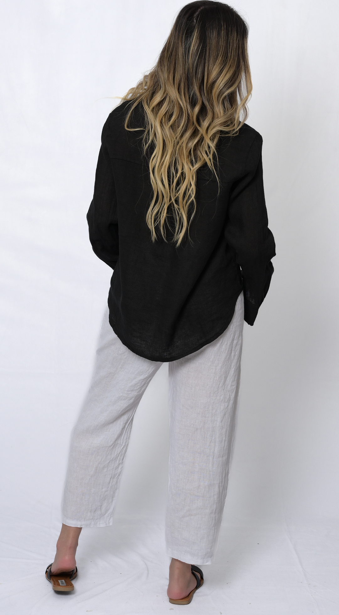 Long Sleeved Button-Up Blouse #4511
