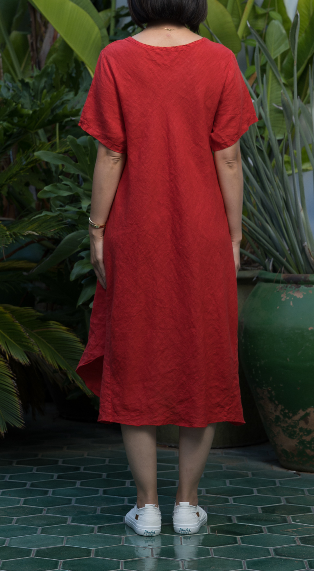 Midi A-Line Dress #4213