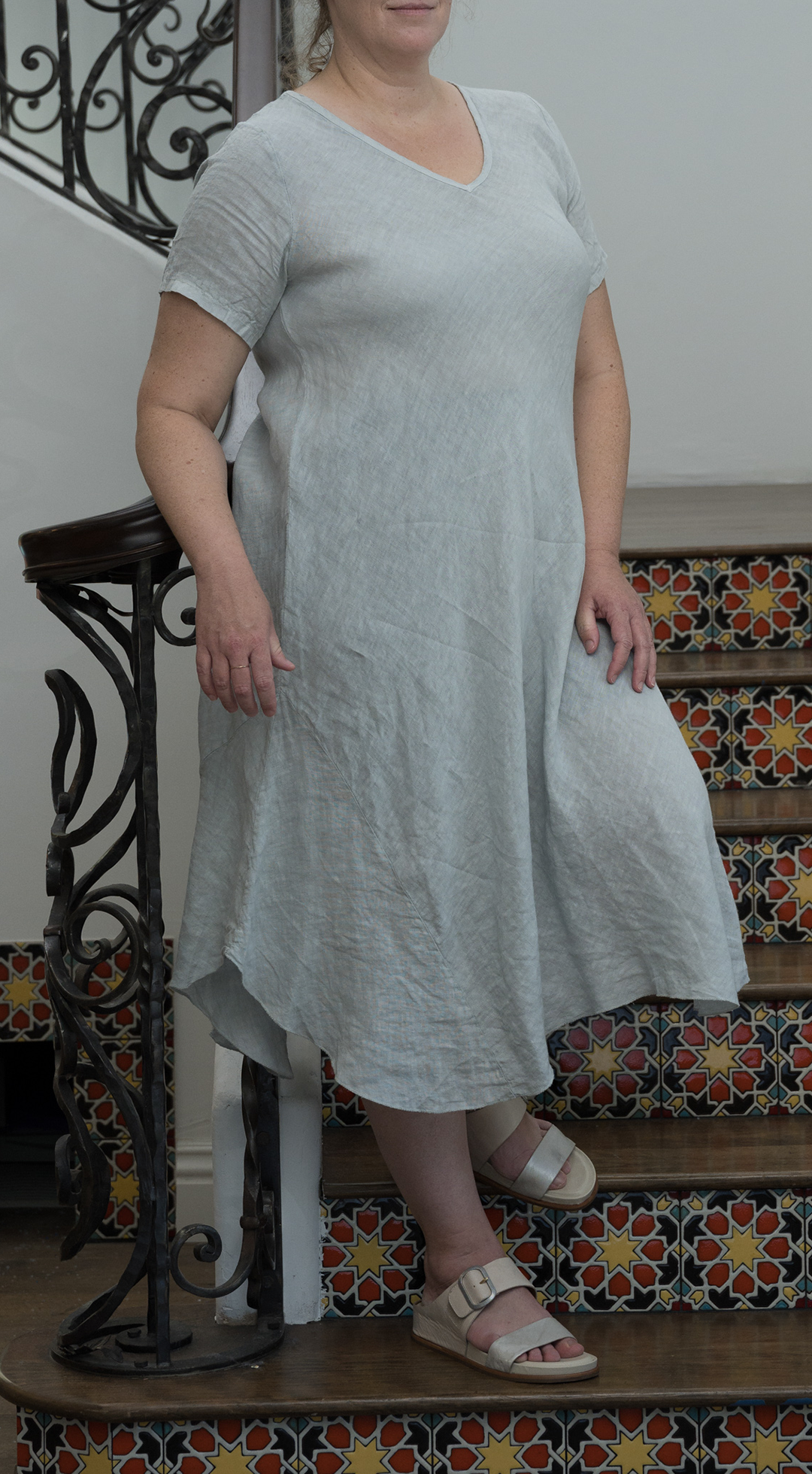 Long A-Line Dress #4214