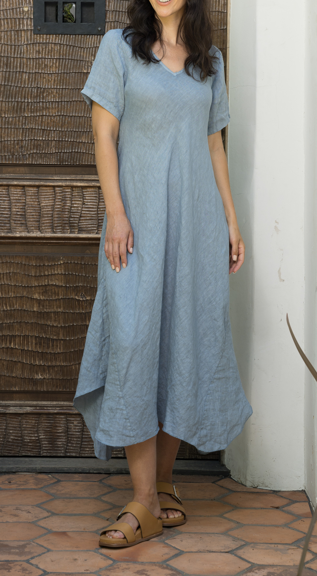 Long A-Line Dress #4214