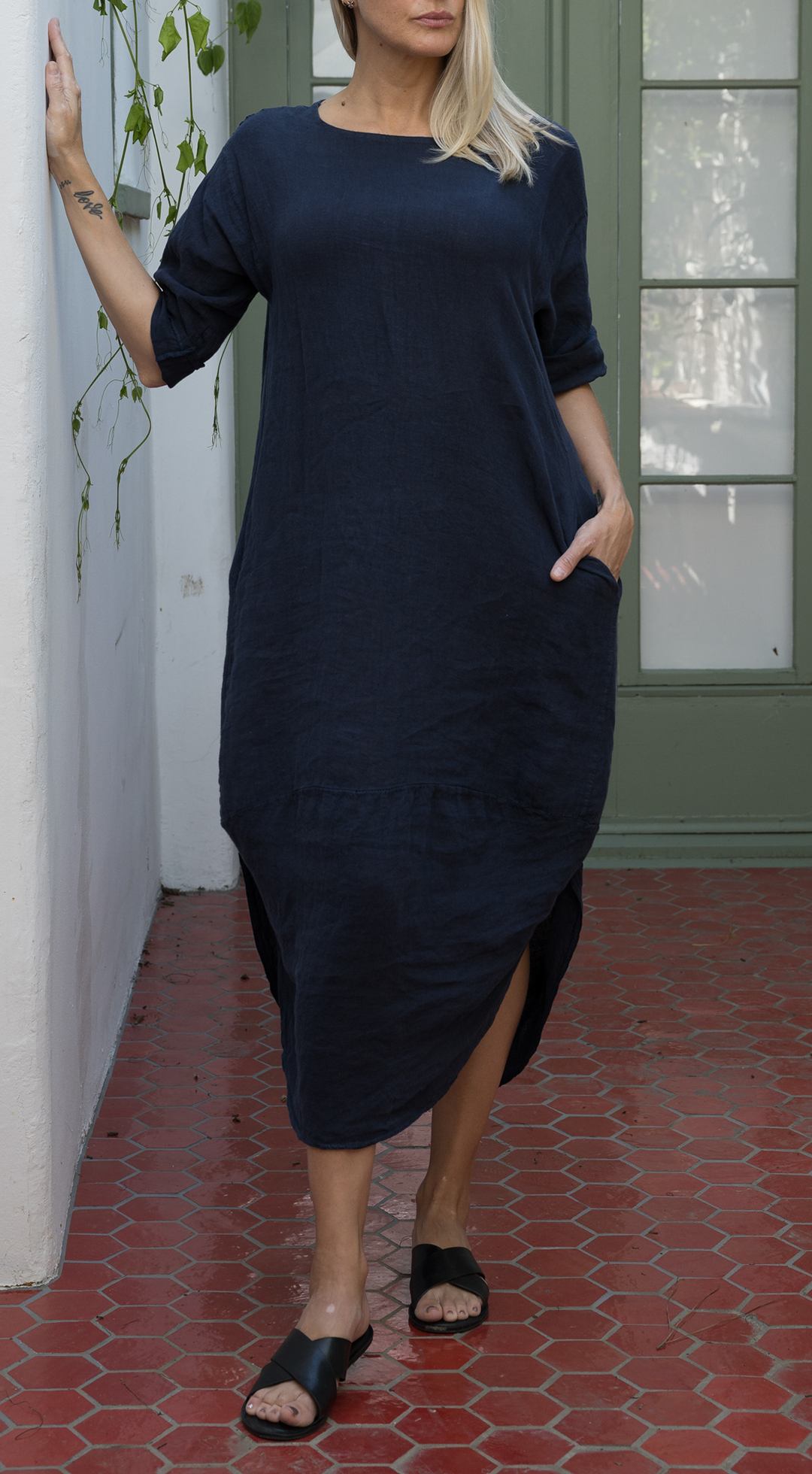 3/4 Sleeve Dress #11032
