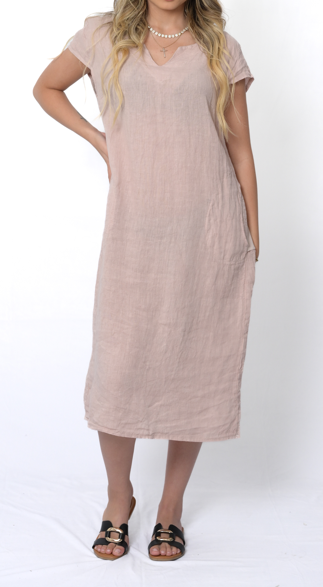 Cinched Sides Dress #4716