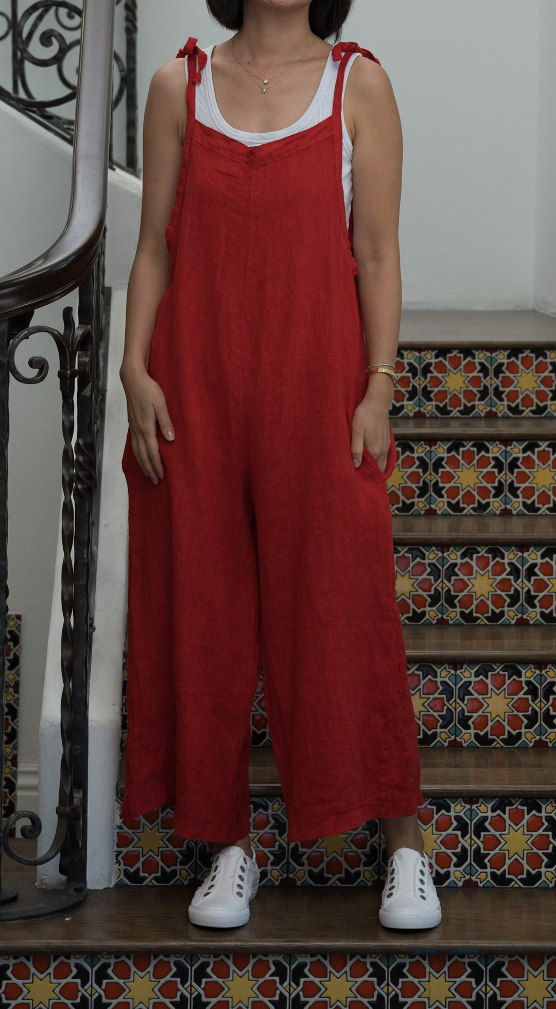 Tie Shoulder Jumper #4242