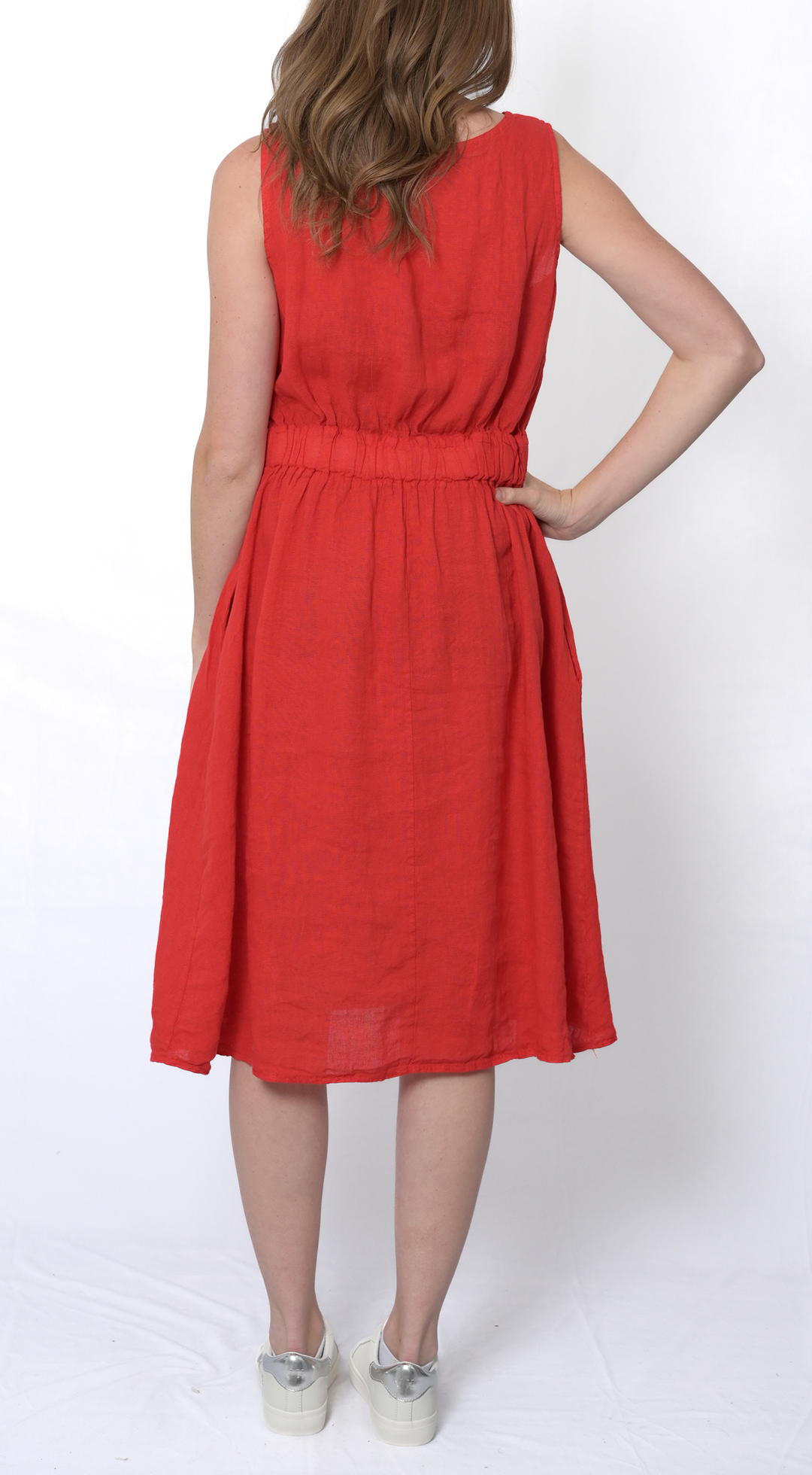 Wide Waistband Dress #4567