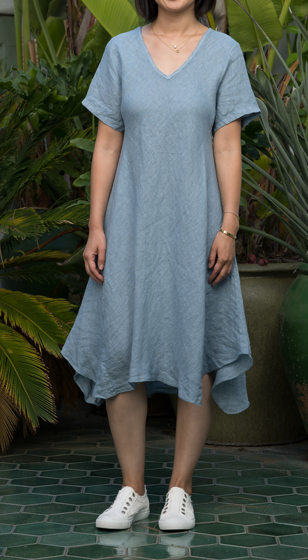 Midi A-Line Dress #4213