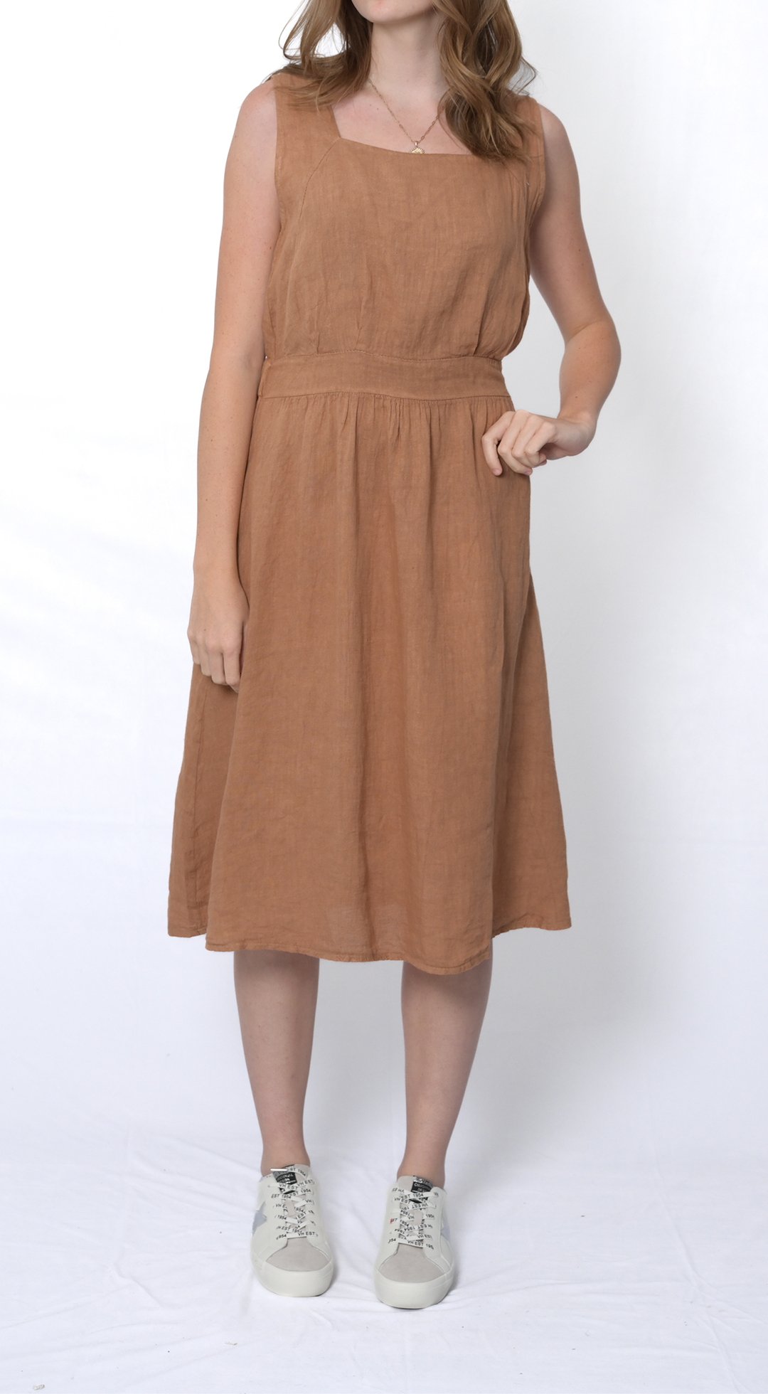 Wide Waistband Dress #4567