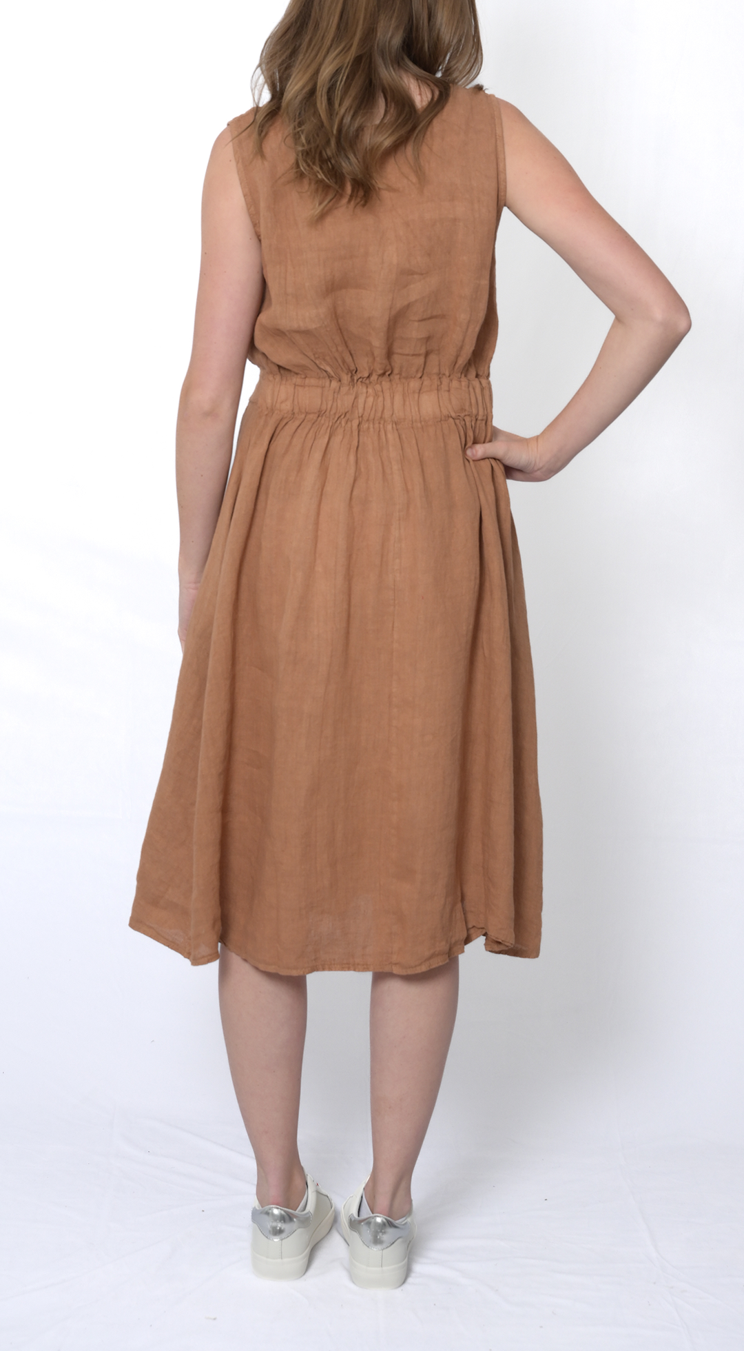 Wide Waistband Dress #4567