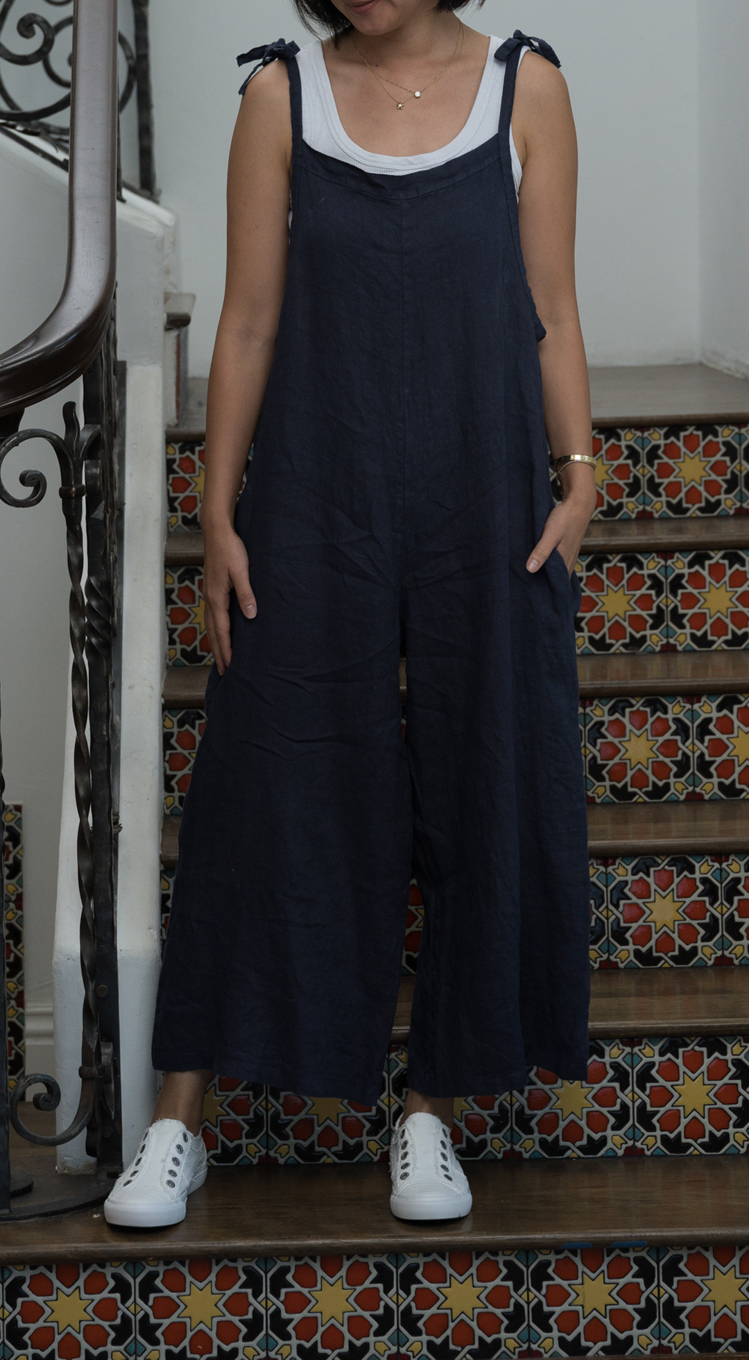 Tie Shoulder Jumper #4242