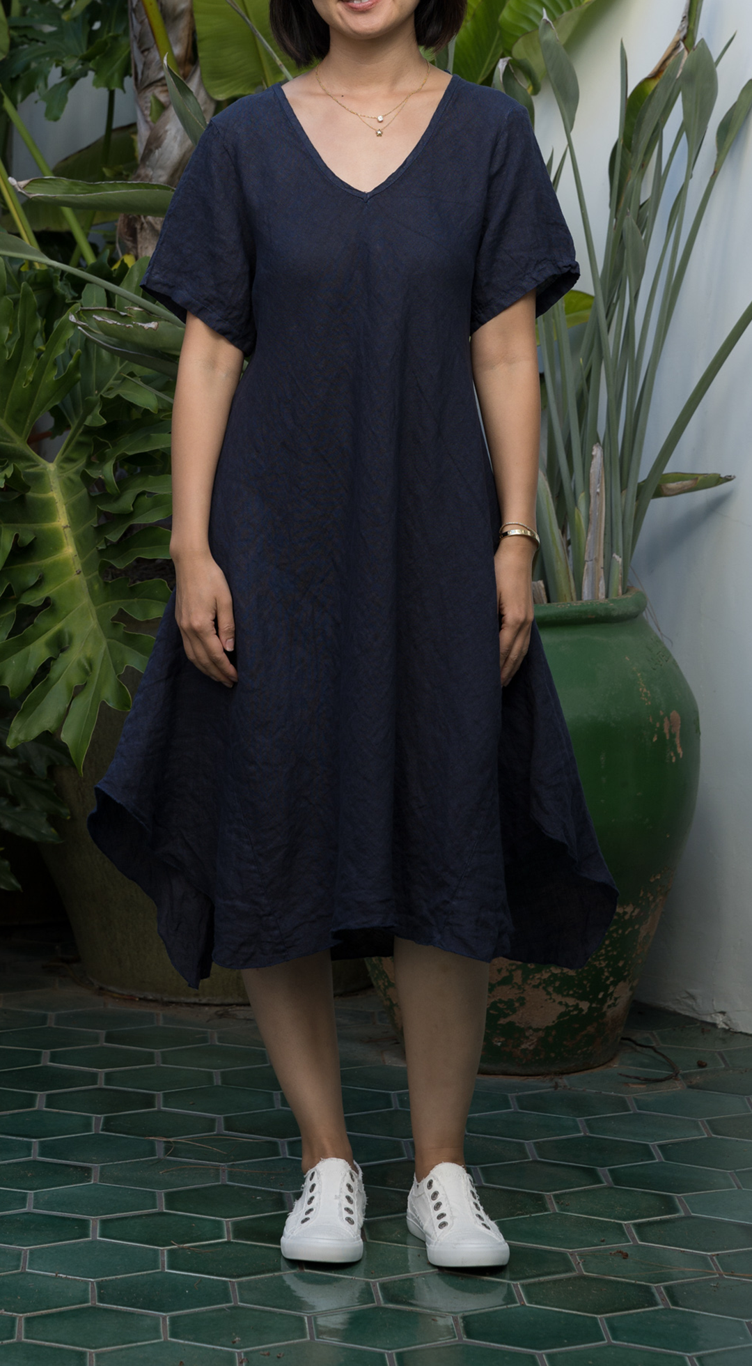 Midi A-Line Dress #4213