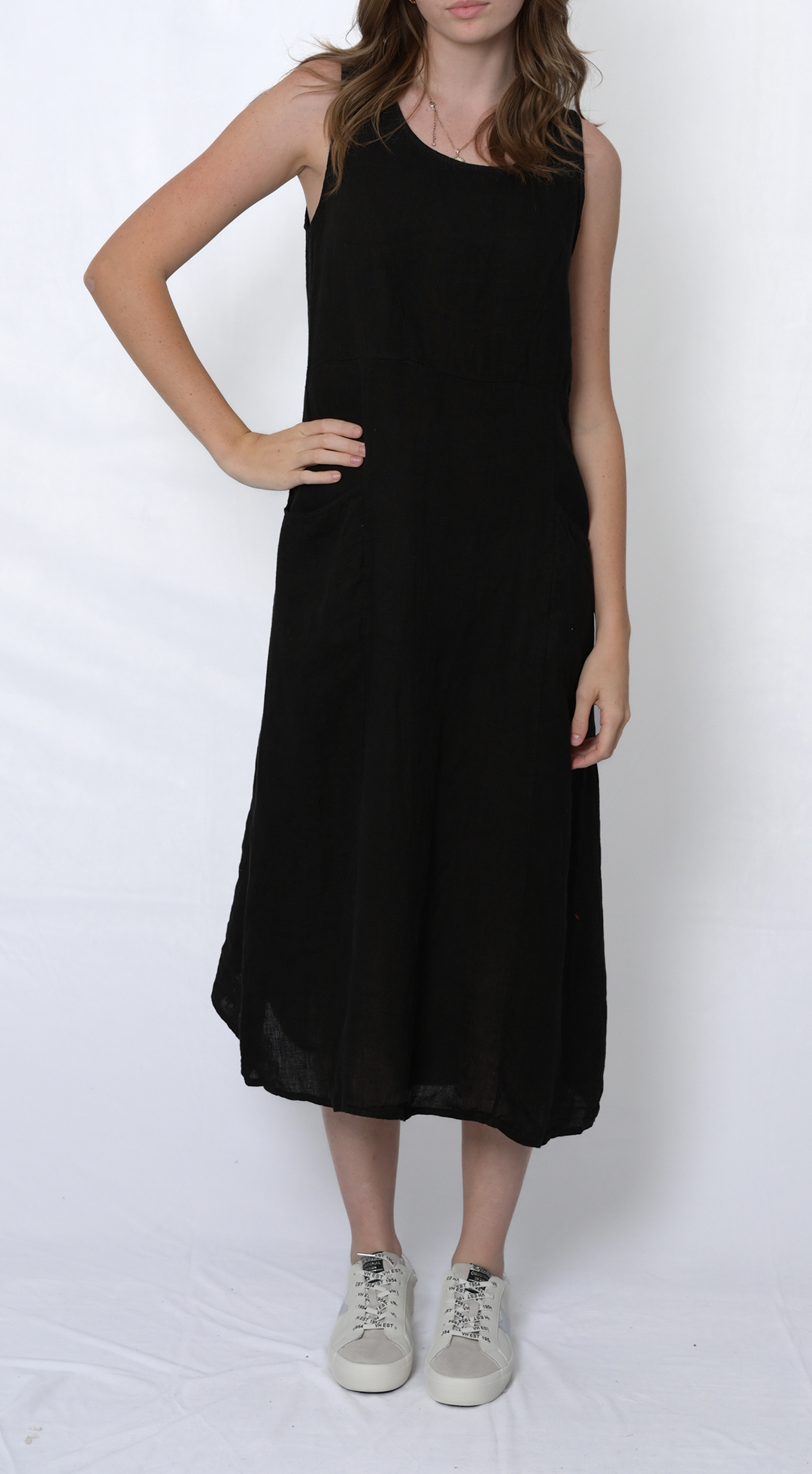 Wide Waistband Dress #4567