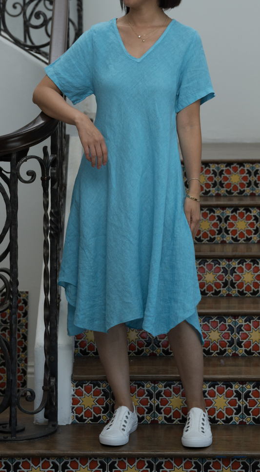 Midi A-Line Dress #4213