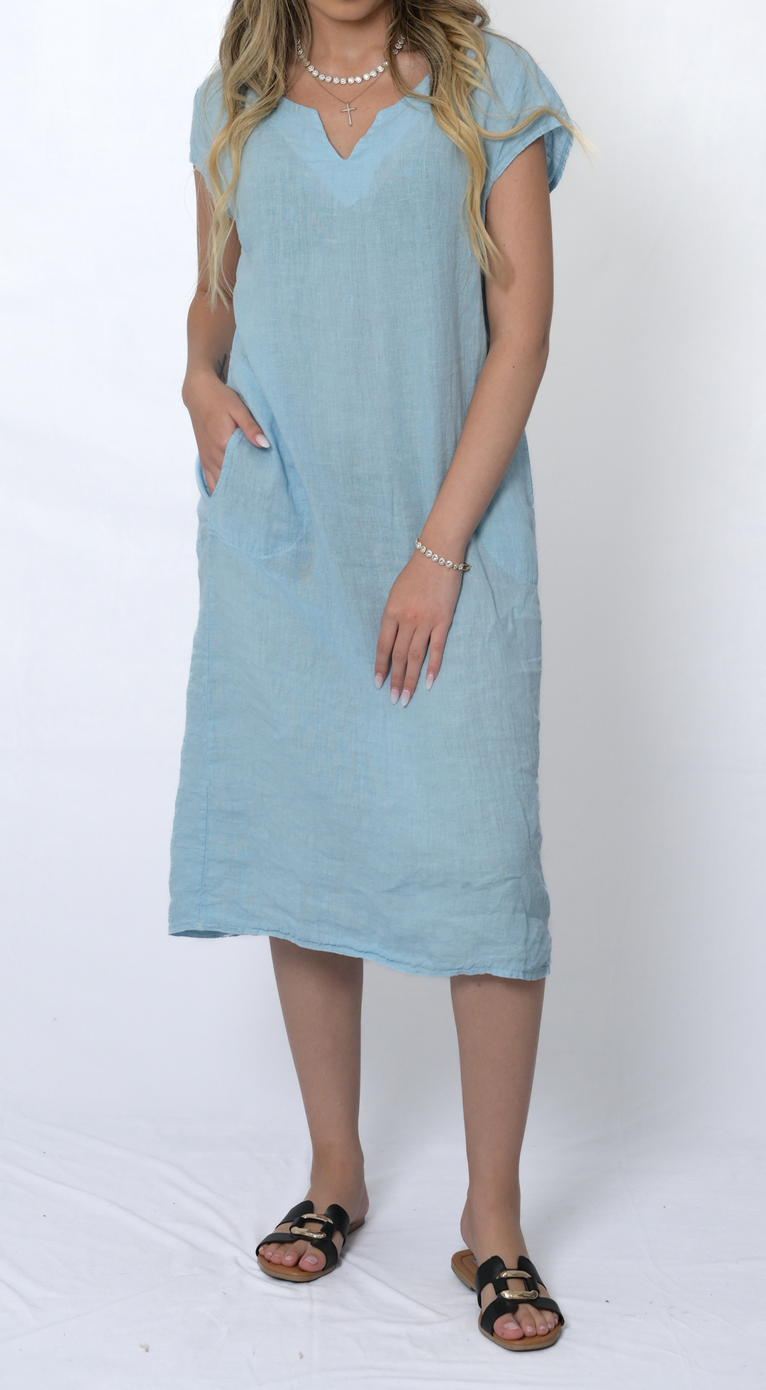 Cinched Sides Dress #4716