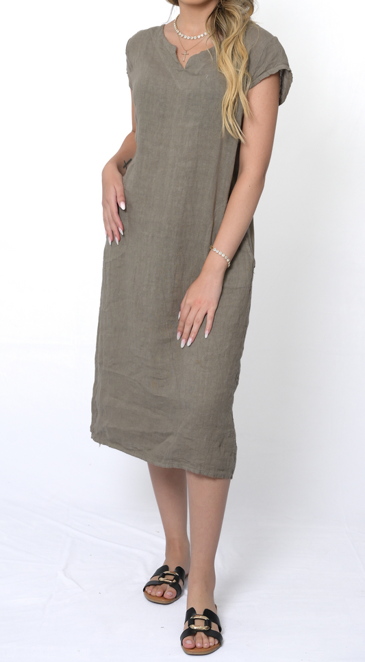 Cinched Sides Dress #4716