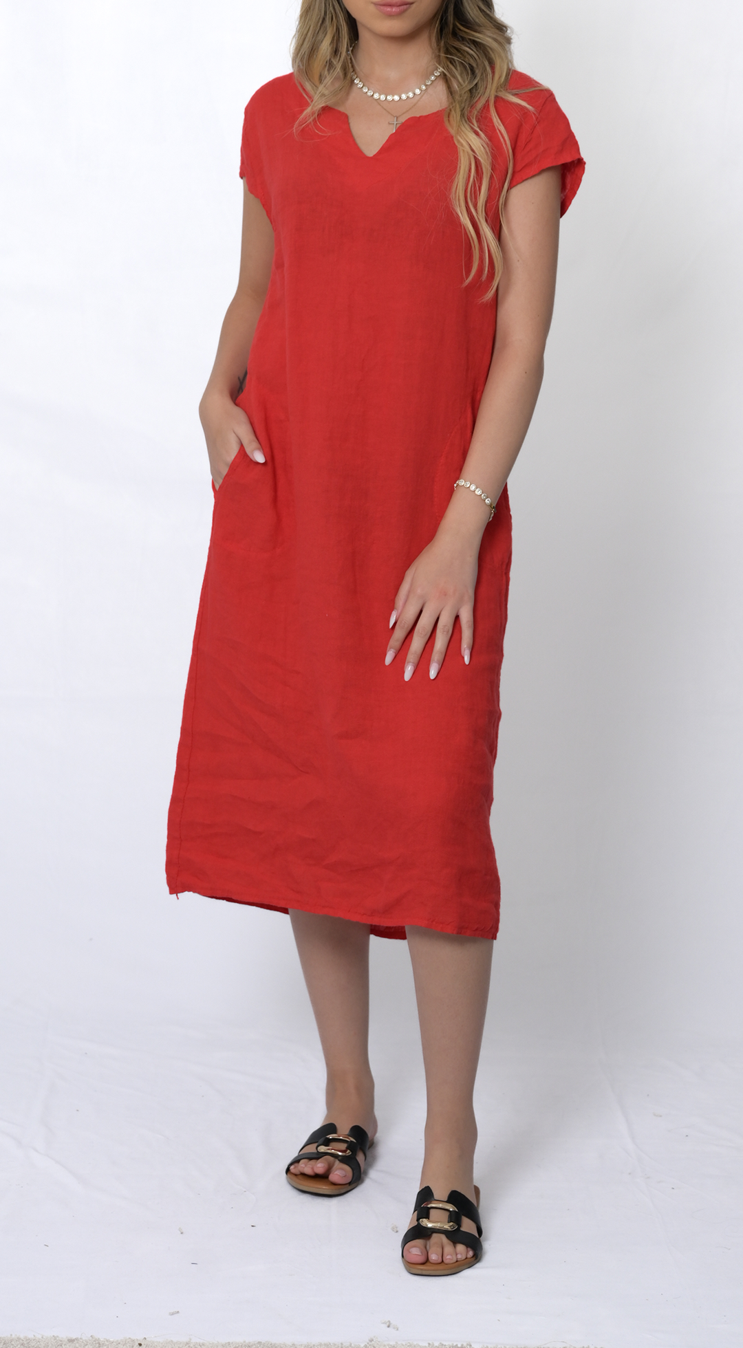 Cinched Sides Dress #4716